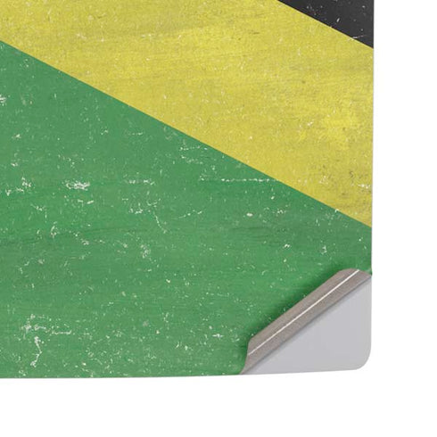 Jamaica Flag Distressed PS5 Pro Disk Console Skin
